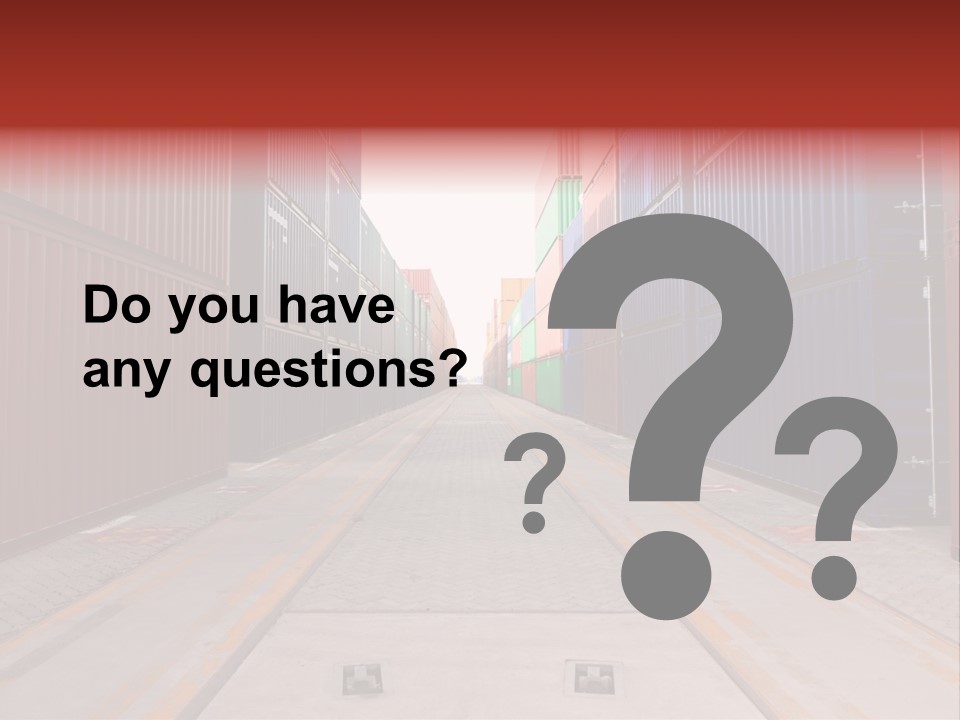 Business Cargo Carriage PowerPoint Template