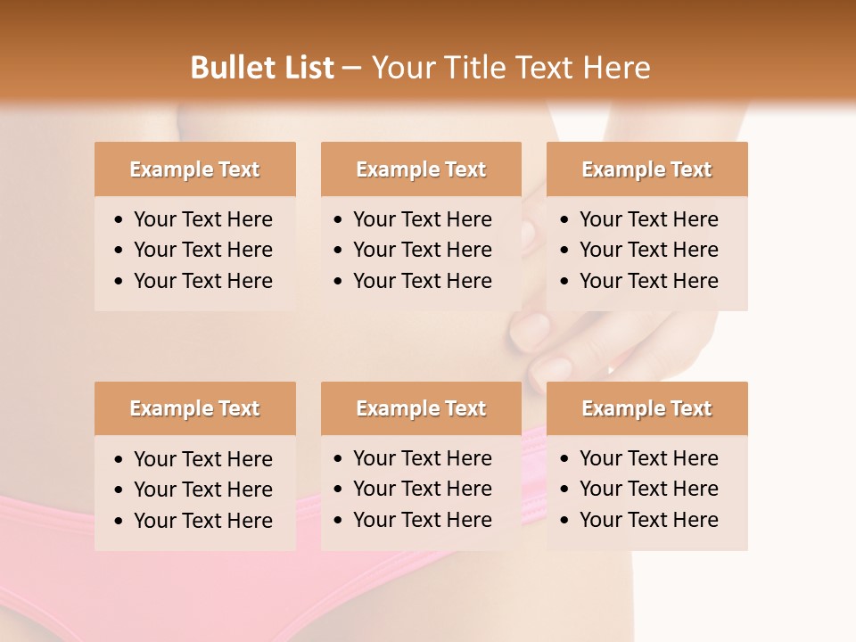 One Gorgeous Skin PowerPoint Template