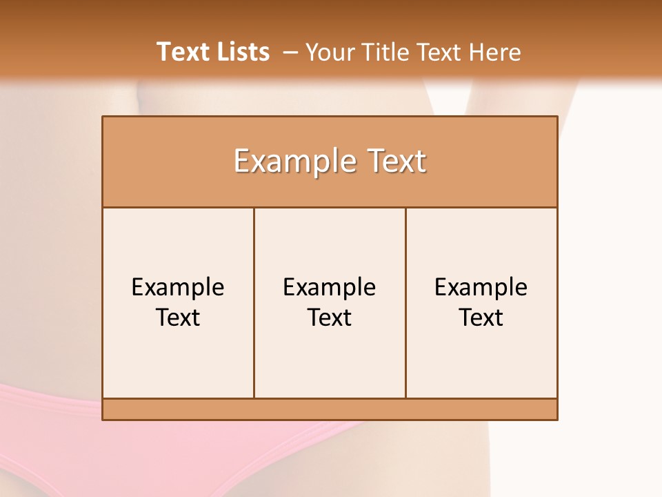 One Gorgeous Skin PowerPoint Template