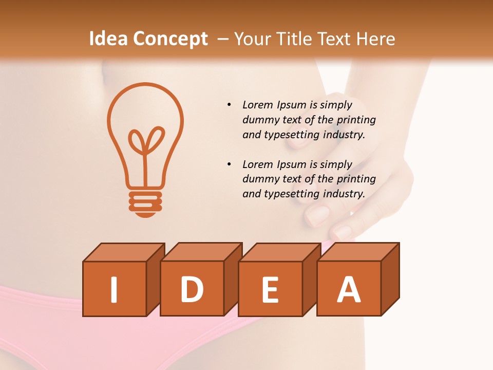 One Gorgeous Skin PowerPoint Template
