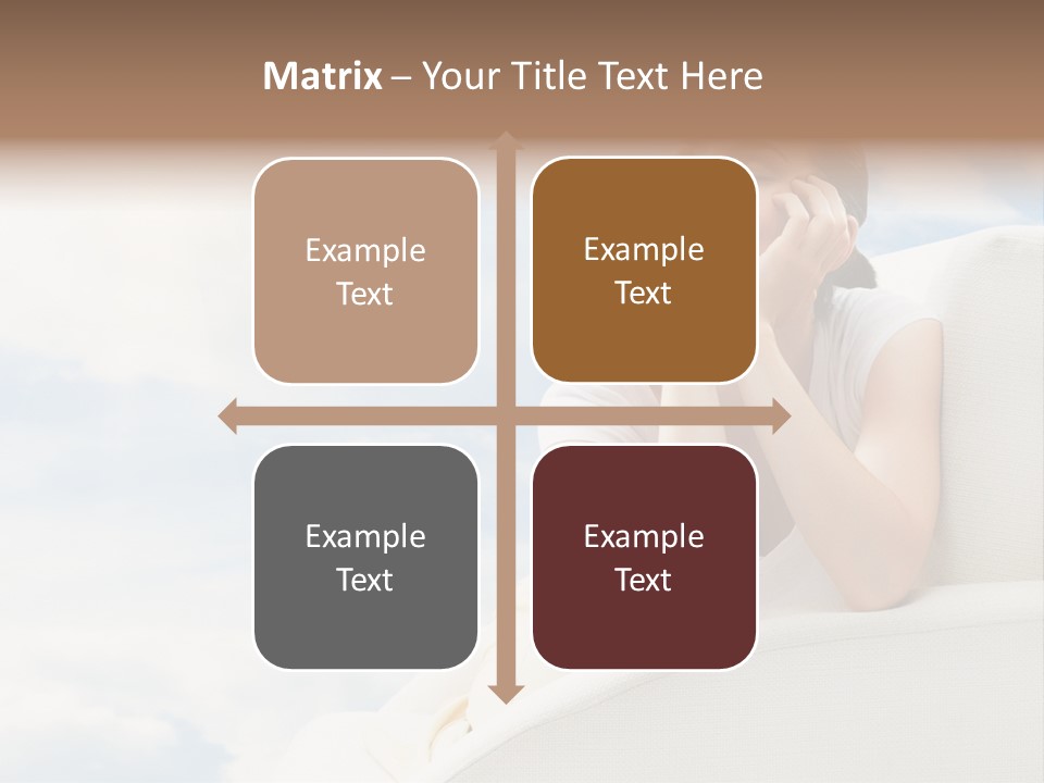 Summer Leisure Meditating PowerPoint Template