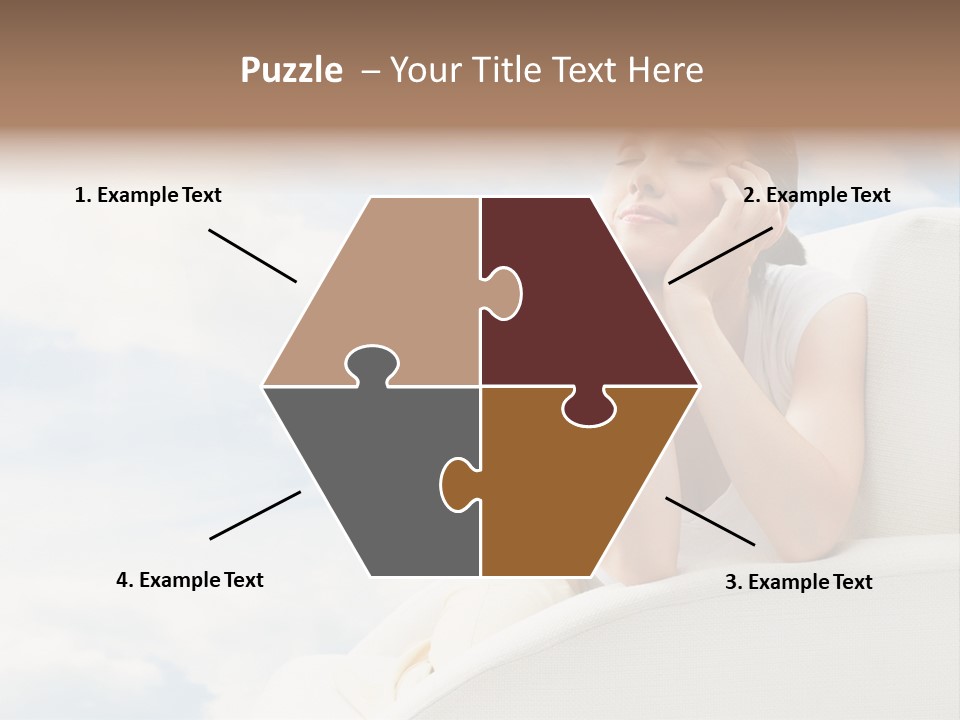 Summer Leisure Meditating PowerPoint Template