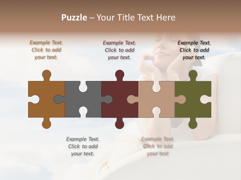 Summer Leisure Meditating PowerPoint Template