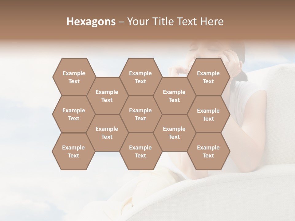 Summer Leisure Meditating PowerPoint Template