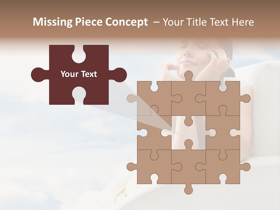 Summer Leisure Meditating PowerPoint Template