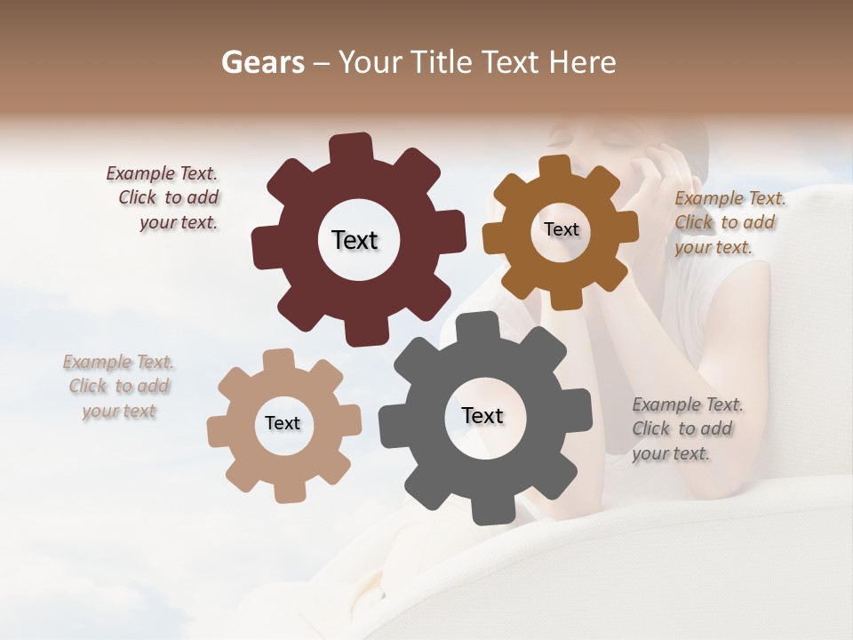 Summer Leisure Meditating PowerPoint Template