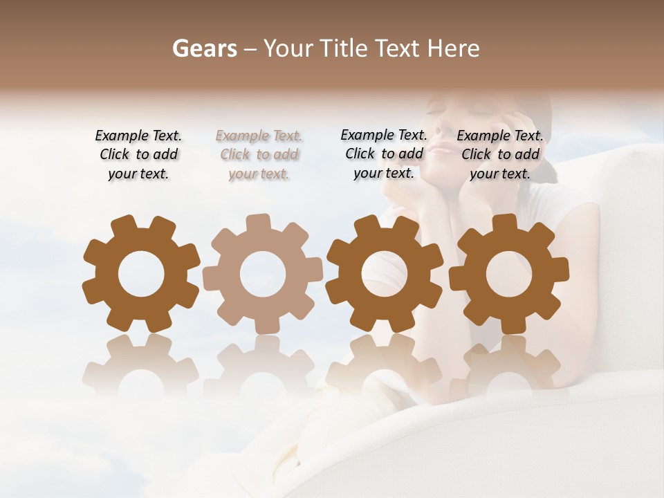 Summer Leisure Meditating PowerPoint Template