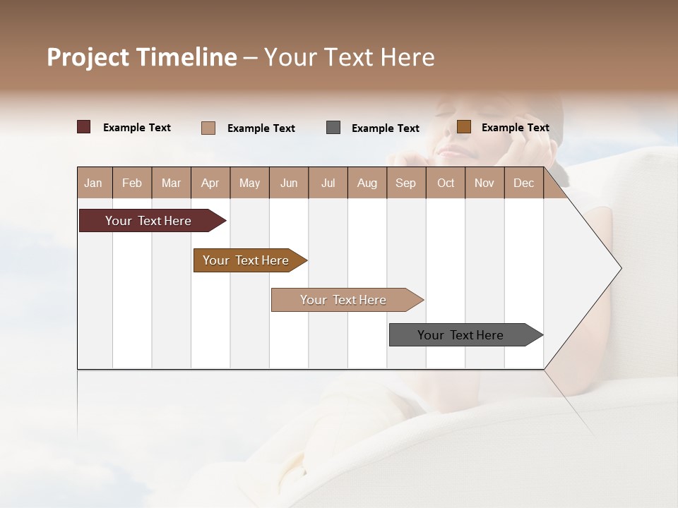 Summer Leisure Meditating PowerPoint Template