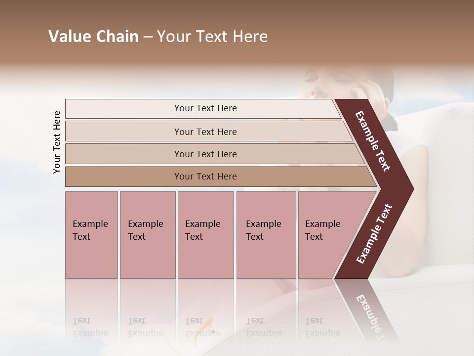 Summer Leisure Meditating PowerPoint Template