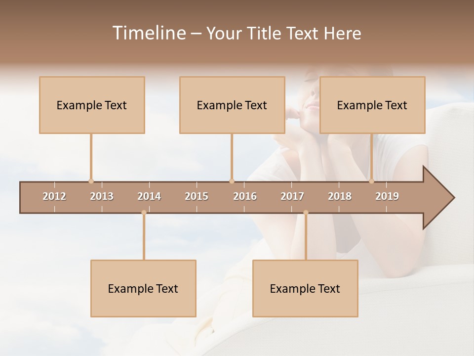Summer Leisure Meditating PowerPoint Template