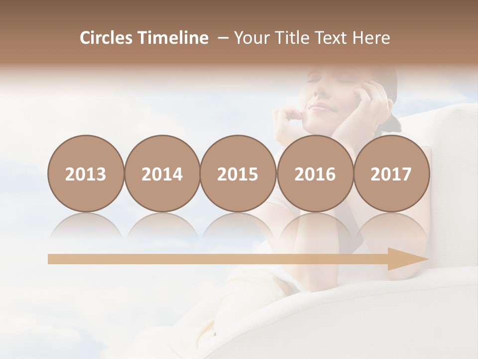 Summer Leisure Meditating PowerPoint Template