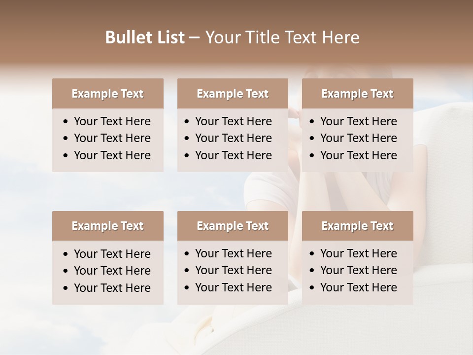 Summer Leisure Meditating PowerPoint Template