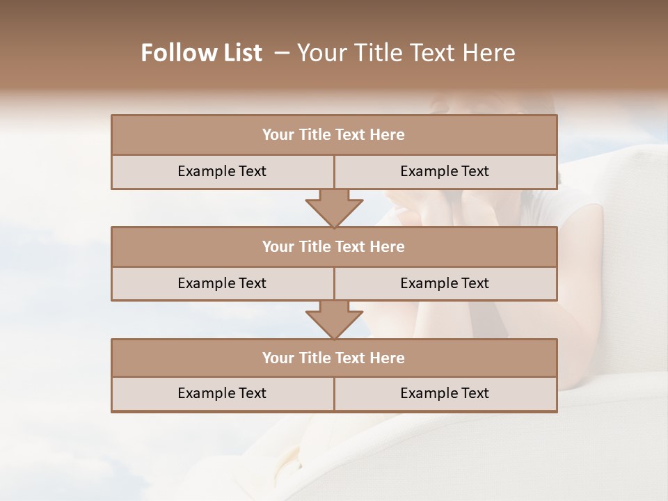Summer Leisure Meditating PowerPoint Template