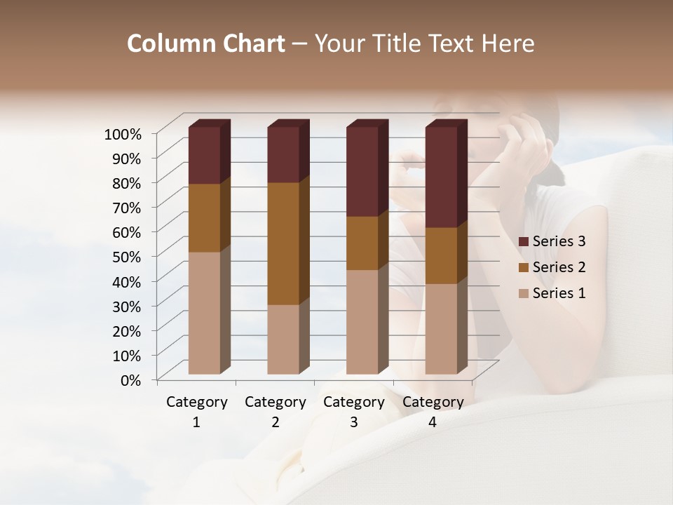Summer Leisure Meditating PowerPoint Template