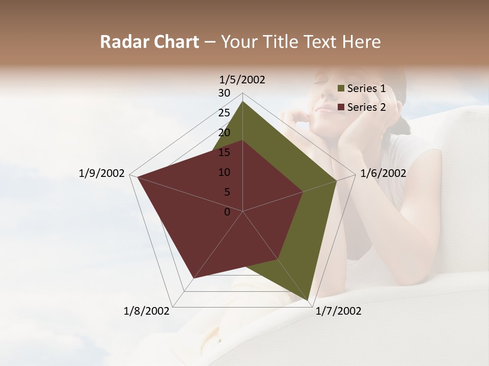 Summer Leisure Meditating PowerPoint Template