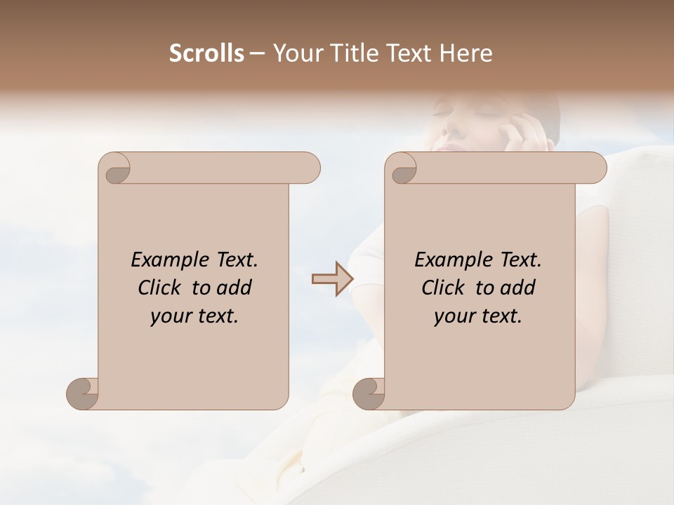 Summer Leisure Meditating PowerPoint Template