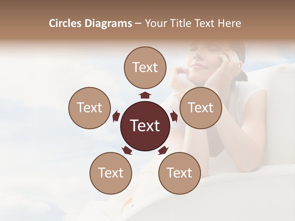 Summer Leisure Meditating PowerPoint Template