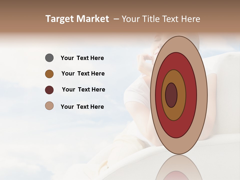 Summer Leisure Meditating PowerPoint Template