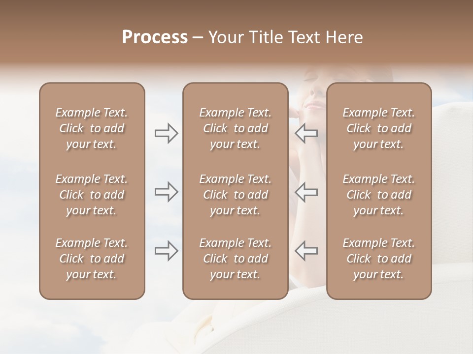 Summer Leisure Meditating PowerPoint Template