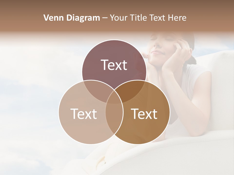 Summer Leisure Meditating PowerPoint Template