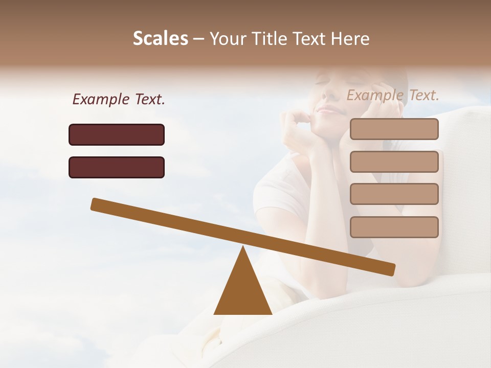 Summer Leisure Meditating PowerPoint Template