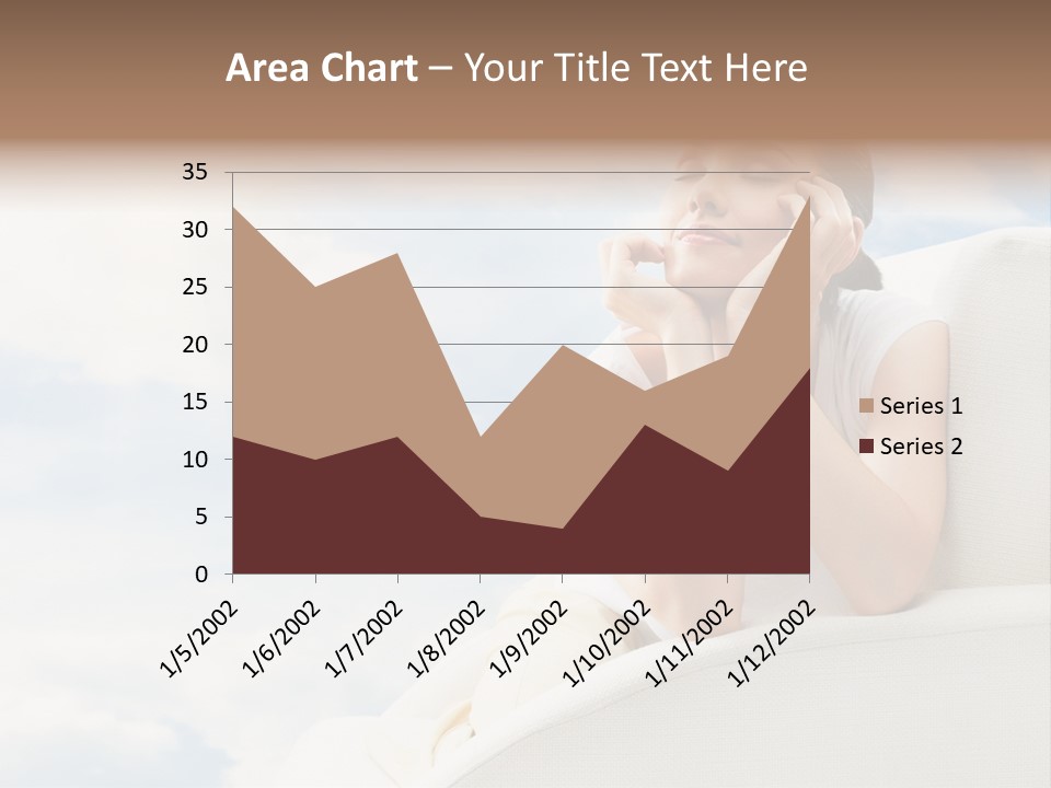 Summer Leisure Meditating PowerPoint Template