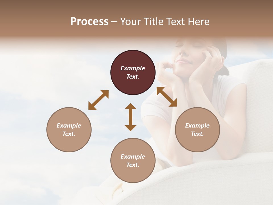 Summer Leisure Meditating PowerPoint Template