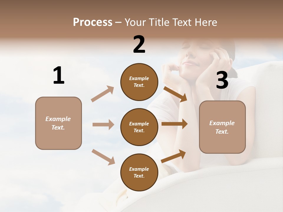 Summer Leisure Meditating PowerPoint Template