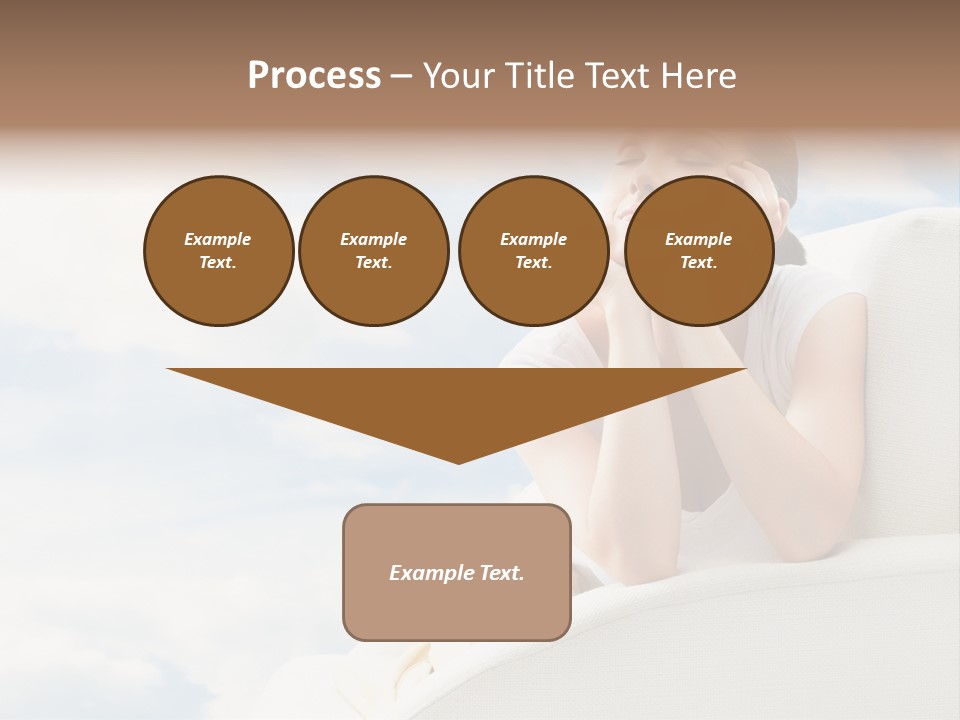 Summer Leisure Meditating PowerPoint Template