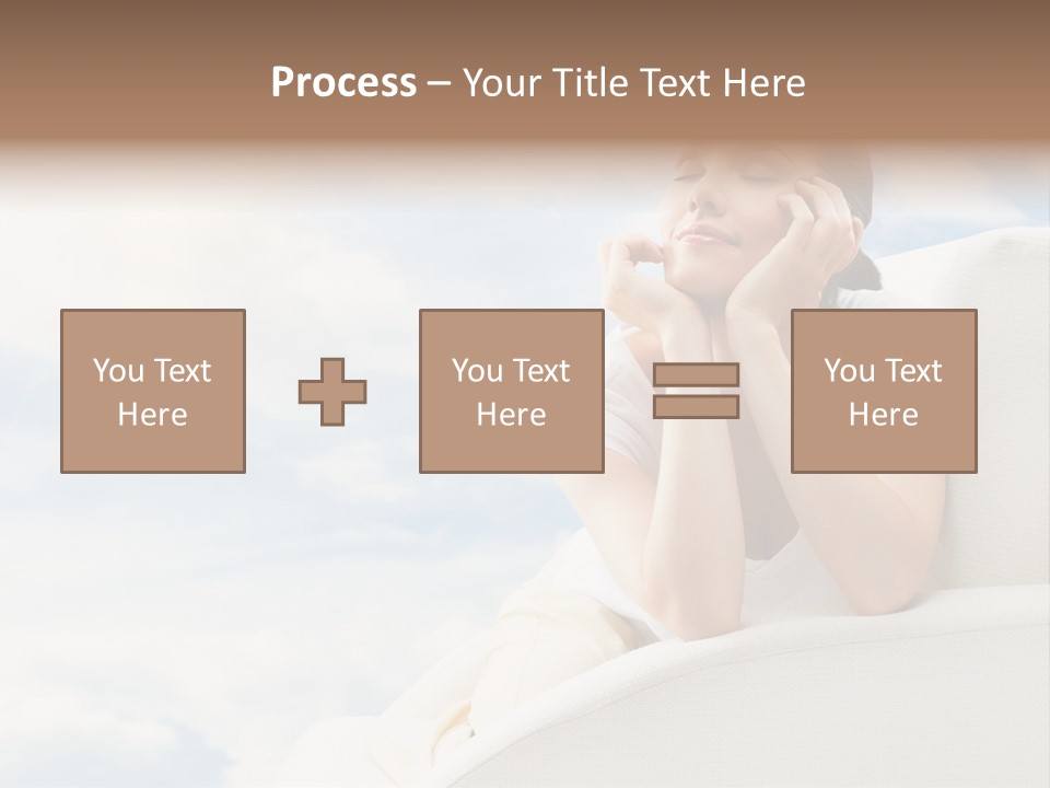 Summer Leisure Meditating PowerPoint Template