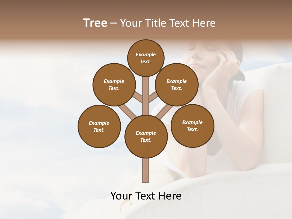 Summer Leisure Meditating PowerPoint Template