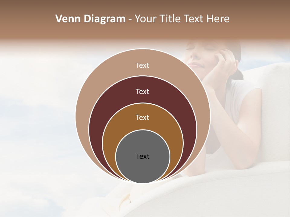 Summer Leisure Meditating PowerPoint Template