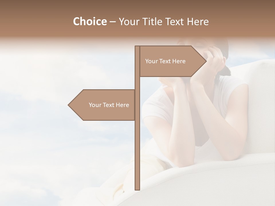 Summer Leisure Meditating PowerPoint Template