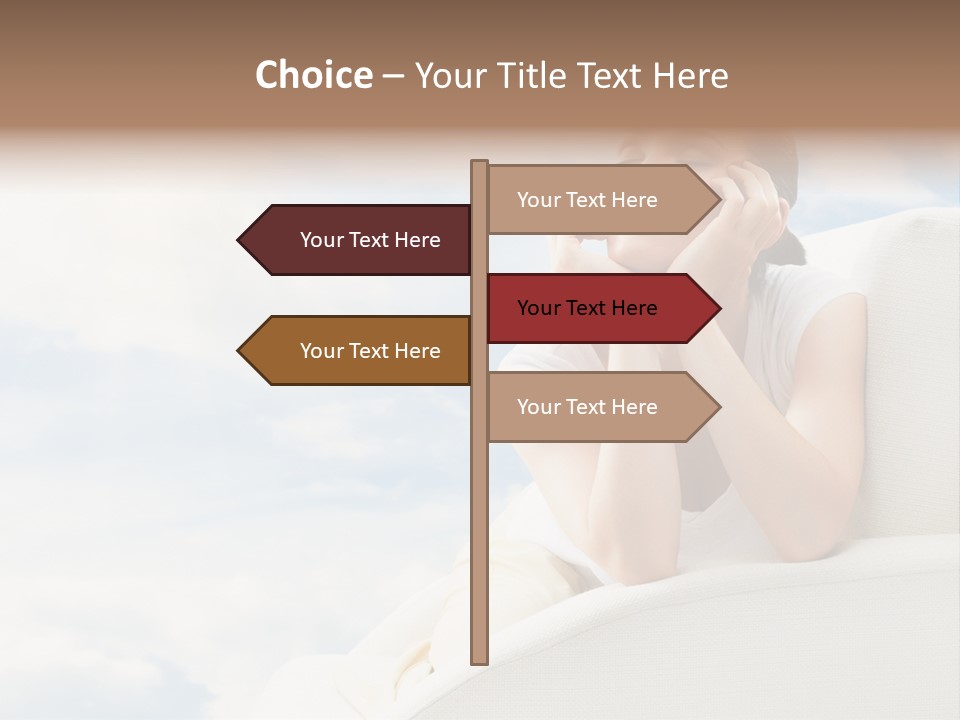 Summer Leisure Meditating PowerPoint Template