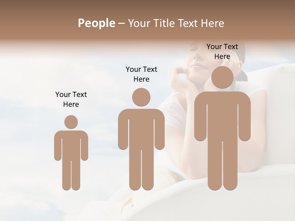 Summer Leisure Meditating PowerPoint Template