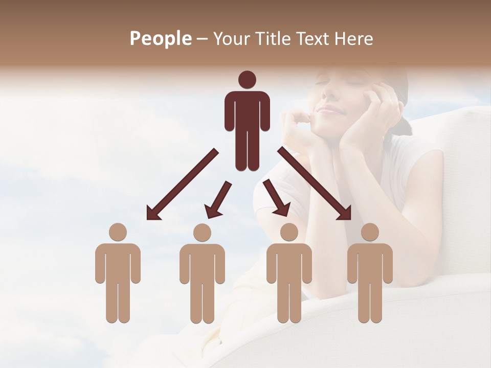 Summer Leisure Meditating PowerPoint Template