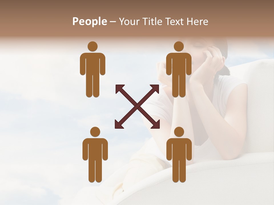 Summer Leisure Meditating PowerPoint Template