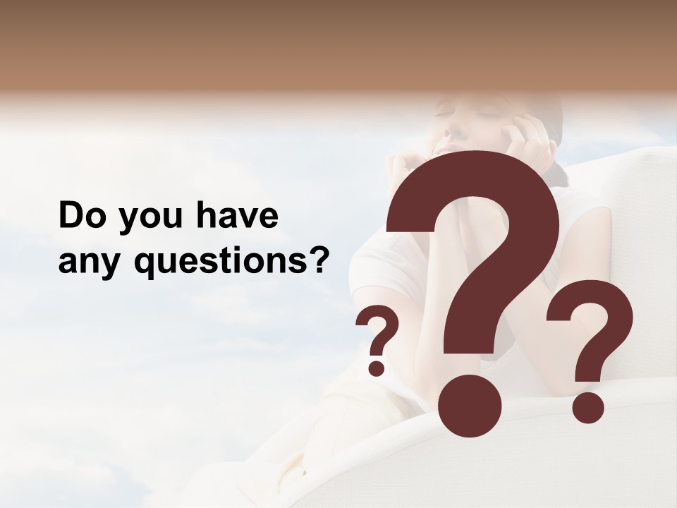 Summer Leisure Meditating PowerPoint Template