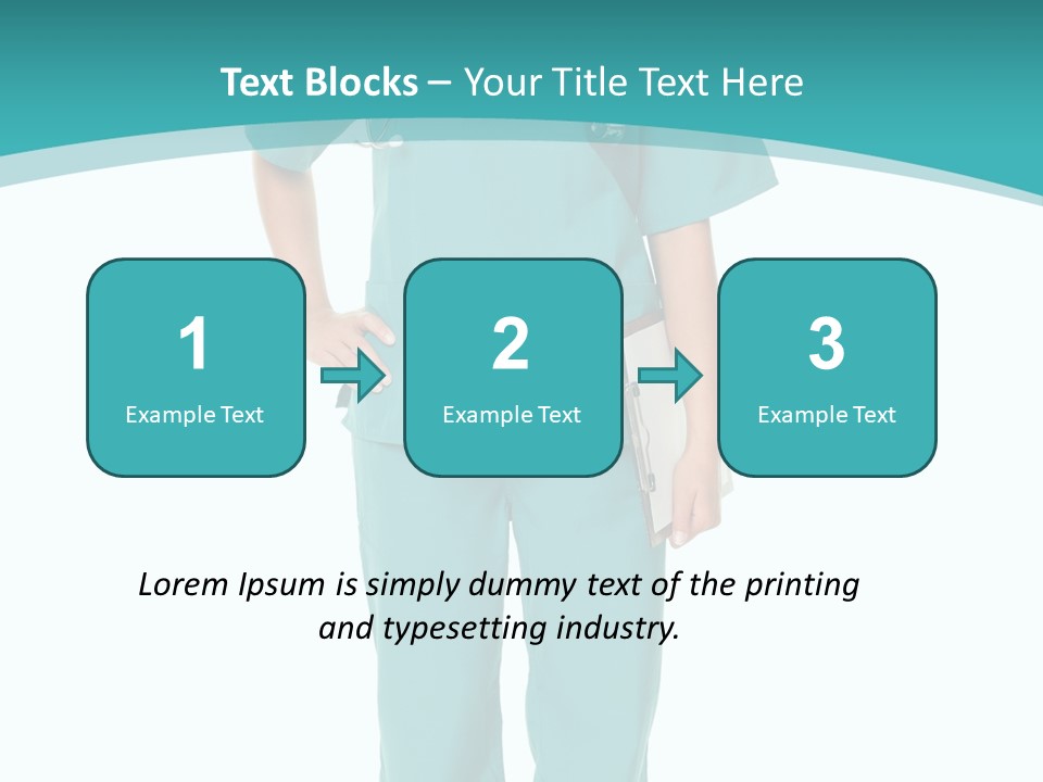 Employee Uniform Health PowerPoint Template