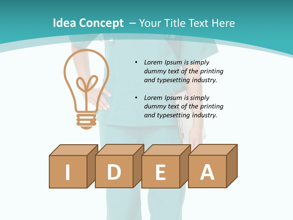 Employee Uniform Health PowerPoint Template