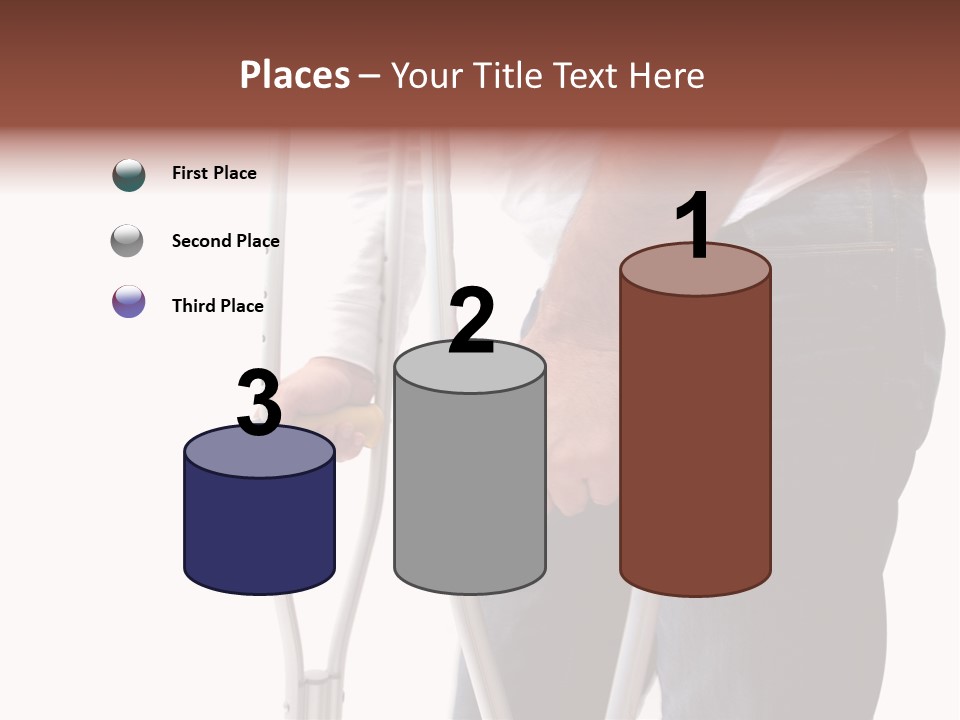 Hurt Injured Care PowerPoint Template