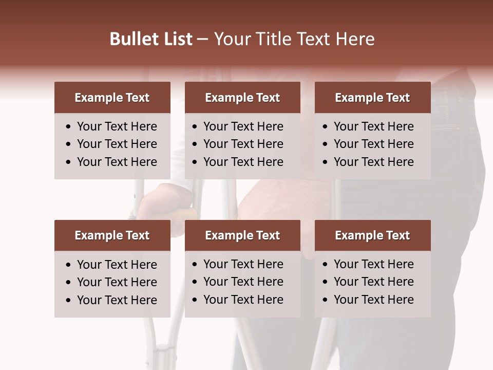 Hurt Injured Care PowerPoint Template