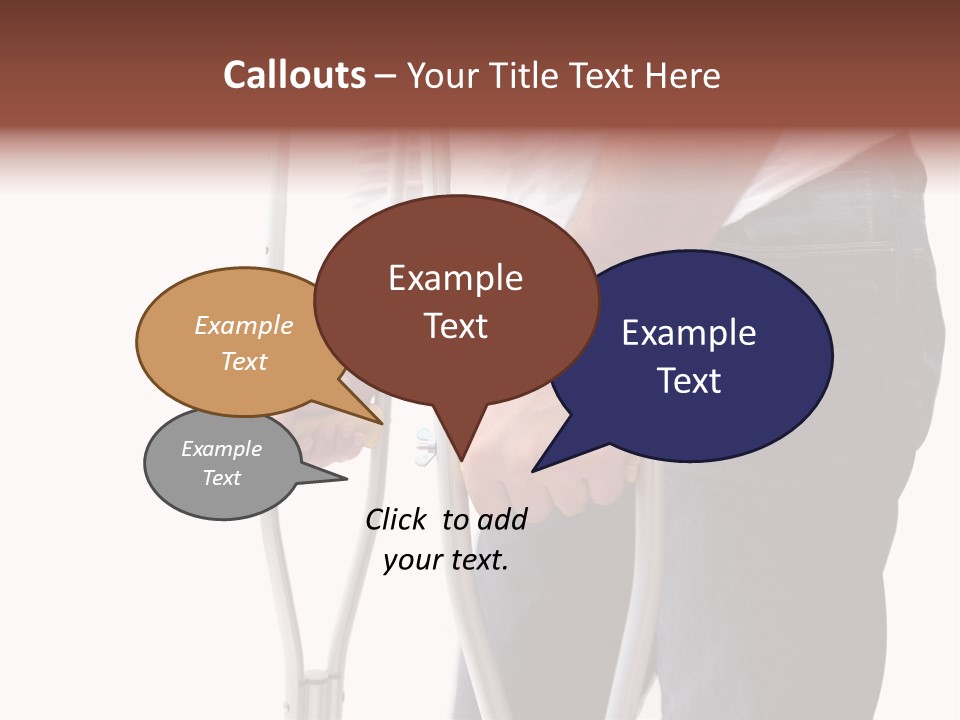 Hurt Injured Care PowerPoint Template