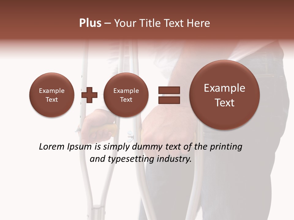 Hurt Injured Care PowerPoint Template