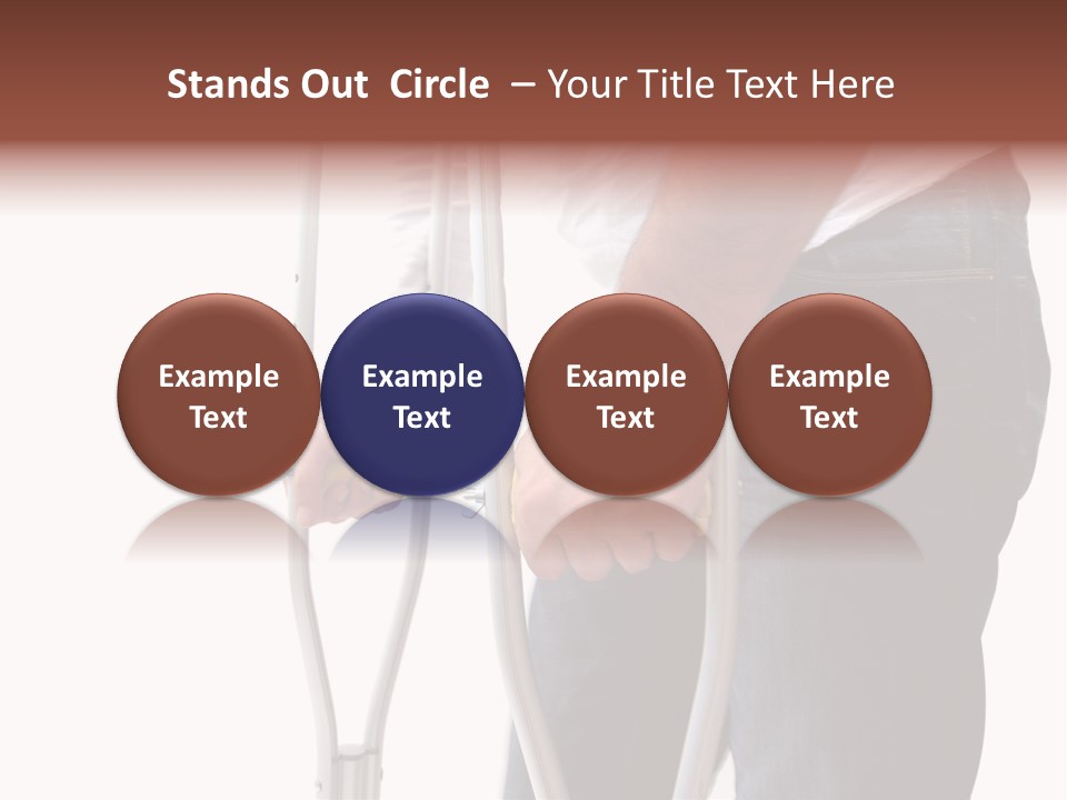 Hurt Injured Care PowerPoint Template