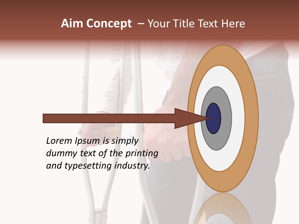 Hurt Injured Care PowerPoint Template