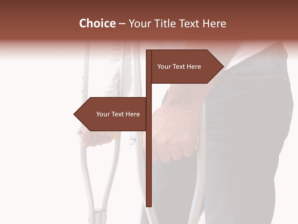 Hurt Injured Care PowerPoint Template