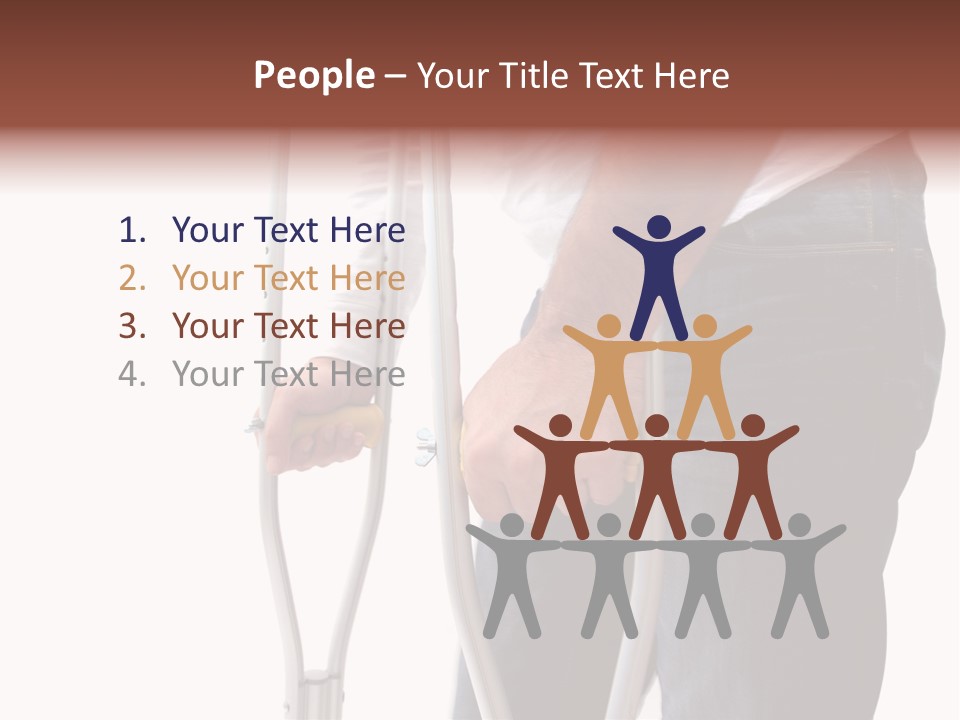 Hurt Injured Care PowerPoint Template