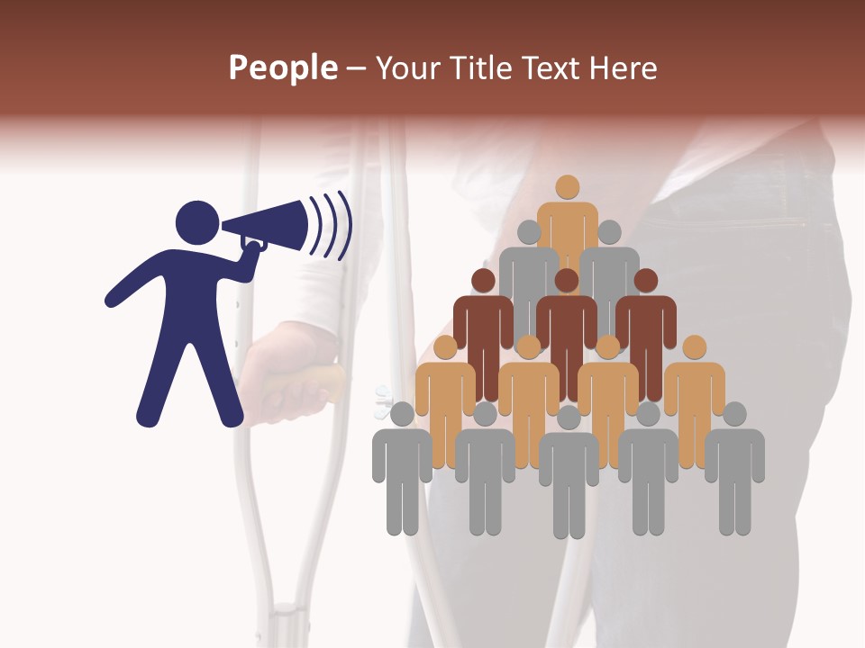 Hurt Injured Care PowerPoint Template