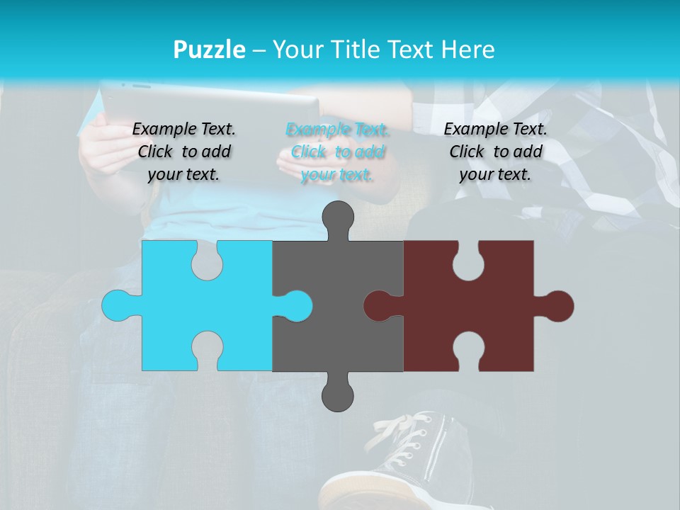 Growing Up Mobile Livingroom PowerPoint Template
